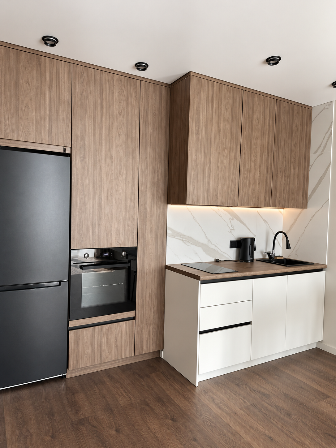 Кухня до потолка в квартире №2